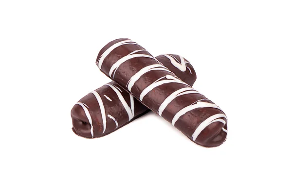 Kekse in Schokolade — Stockfoto