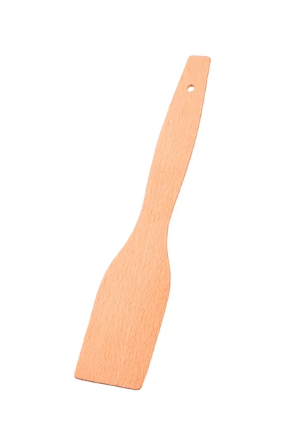 Tahta spatula izole — Stok fotoğraf