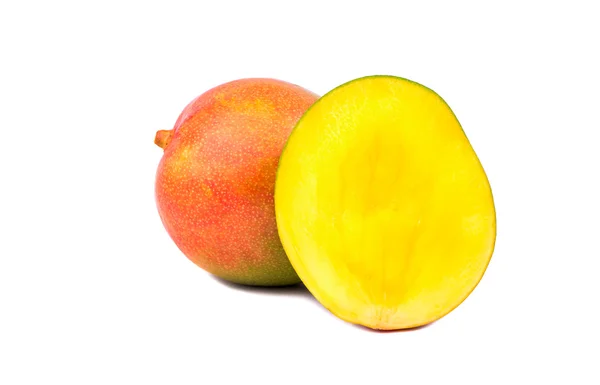 Mango alla frutta con metà — Foto Stock