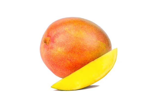 Mango frukt med skiva — Stockfoto