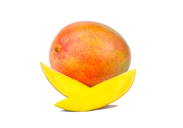 Mango frukt med skiva — Stockfoto