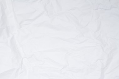 Açık beyaz kağıt arka plan doku buruşmuş