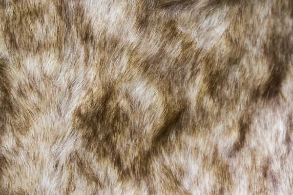 Hintergrund und Textur der Nahaufnahme von braunem Fell. — Stockfoto