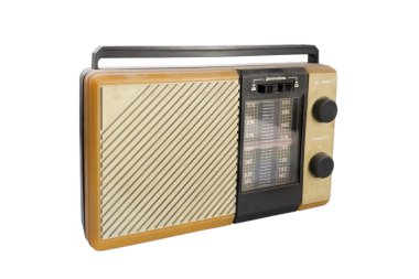 Vintage radyo alıcısı