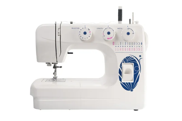 Sewing machine of white color — Stock Photo, Image