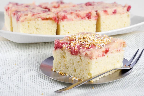 Pastel de fresa dulce — Foto de Stock