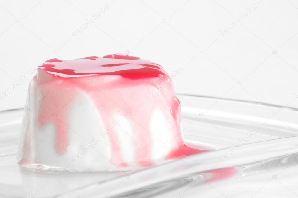 Sweet strawberry yogur