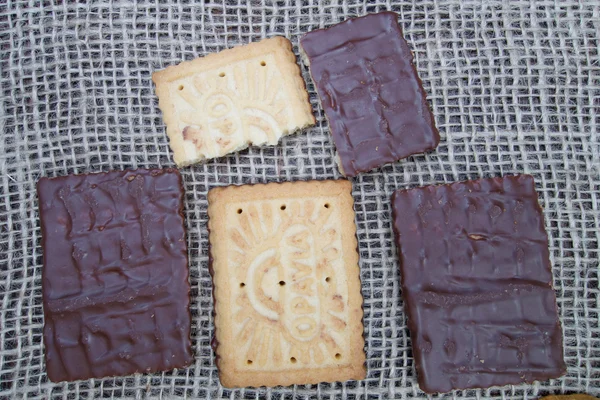 Galletas dulces diferentes y deliciosas — Foto de Stock