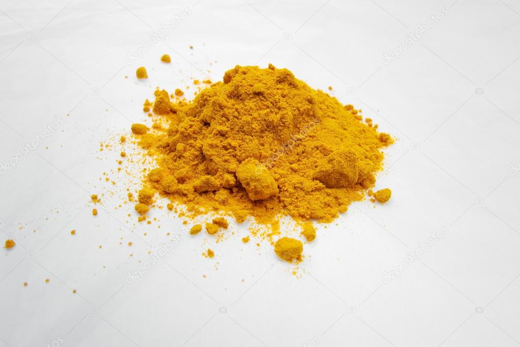 Curry soft yellow powder spices