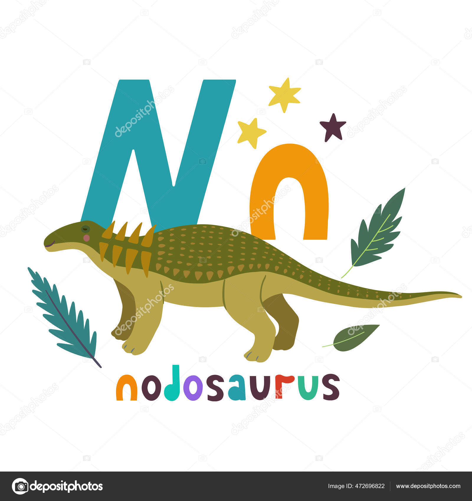 Dinossauro Realista Clipart Cartoon Dinossauro Estegossauro Em