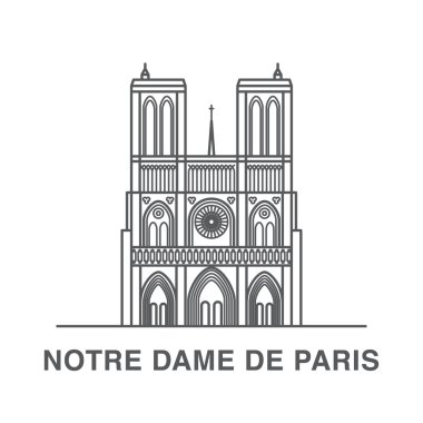 Notre Dame De Paris illüstrasyon