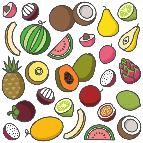 tropik meyve arkaplanı 