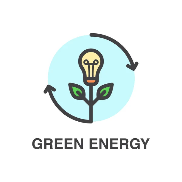 Concept d'énergie verte. — Image vectorielle