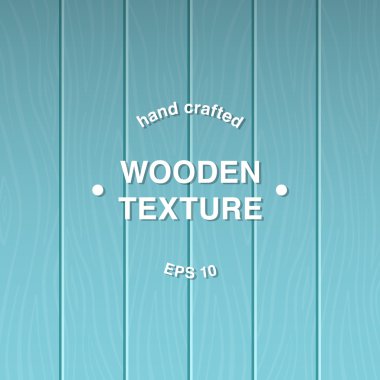 Turquoise  wooden texture.