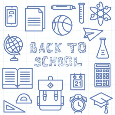 okul simgelerine geri dön