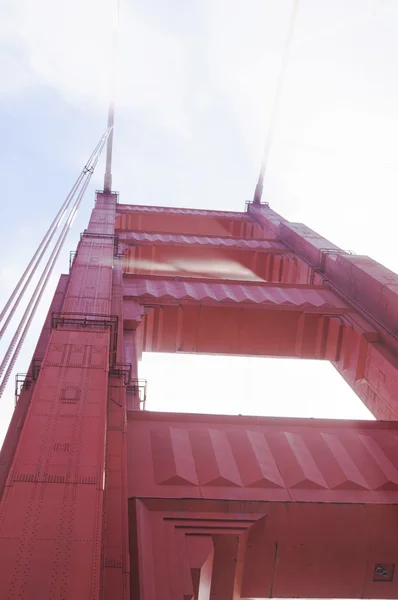 Puente Nublado Golden Gate en San Francisco — Foto de Stock