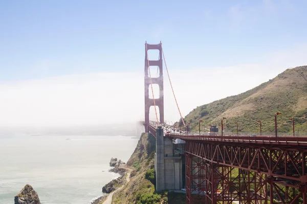 Bulutlu Golden Gate Köprüsü San Francisco