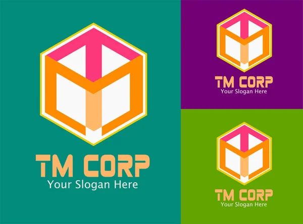 TM Logo Tasarımı, Simge ve Sembol Vektör İllüstrasyonu, vektör logo tasarım şablonu