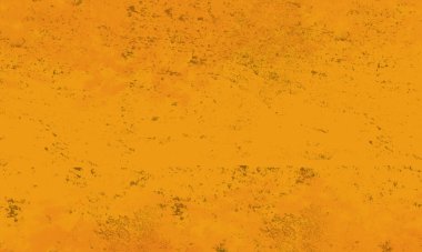 Portakallı soyut grunge, siyah benekli, klasik desenli arka plan.