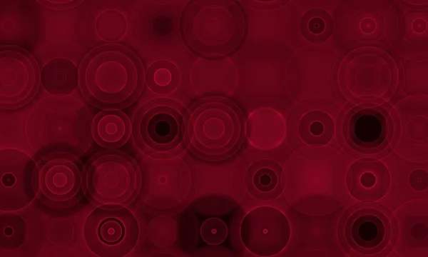 Абстрактний Візерунок Червоних Кіл Чорному Абстрактний Дизайн Фону — стокове фото