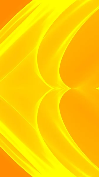 Elegant Modern Yellow Symmetrical Shape Ornament Background Abstract Design Isolated — Stock Photo, Image