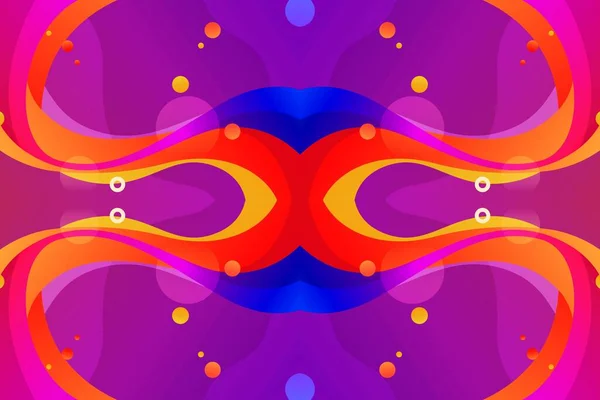 Σύγχρονα Πολύχρωμα Αφηρημένα Στολίδια Συμμετρικό Σχέδιο Φόντο Μοτίβο — Φωτογραφία Αρχείου
