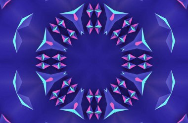 Modern ve zarif simetrik süslemeler ve 3D damla gölge etkisi arka plan tasarımı