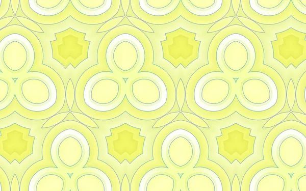 Formas Simétricas Amarelas Brancas Modernas Padrão Isolado Conceito Design Fundo — Fotografia de Stock