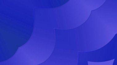 Simetrik şekiller arkaplan tasarımı kavramına sahip zarif mavi gradyan