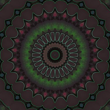 Simetrik şekilli lüks ve zarif arkaplan mandala tarzı, soyut tasarım konsepti