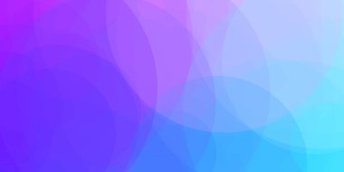 Gradyan arkaplanda daire şekilleri olan soyut ve renkli arkaplan