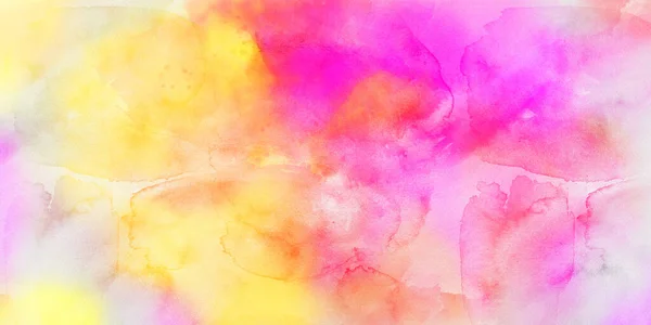 Färgglada Abstrakt Våt Akvarell Stänk Färg Konsistens Eller Grunge Bakgrund — Stockfoto