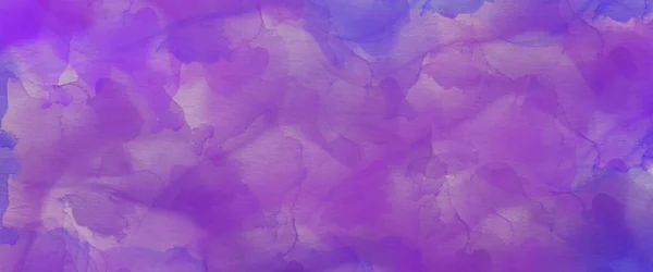 Фиолетовый Синий Акварель Брызгами Краски Белом Холсте Текстуры Фона — стоковое фото