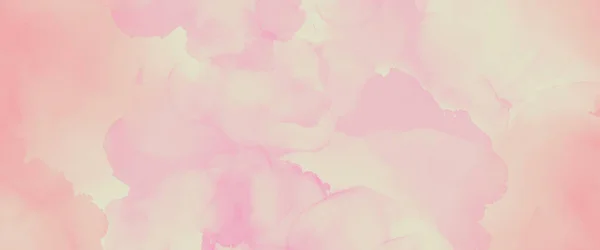 Hafif Yumuşak Renkte Suluboya Arkaplan Bulut Dokusu Leke Dizaynında Soyut — Stok fotoğraf