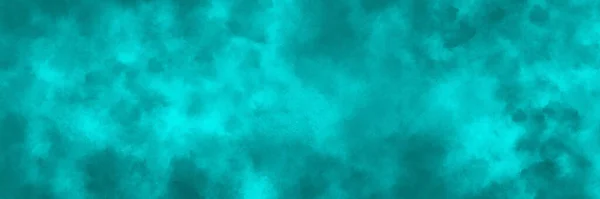 Duman veya sis dokusu arka plan tasarımlı soyut Cyan suluboya arkaplanı