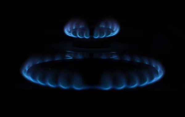 Gas fire — Stock Photo, Image