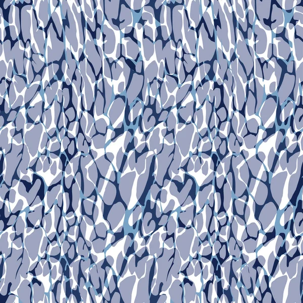Niebiesko-białe wodne nieregularne tło geometryczne. — Wektor stockowy