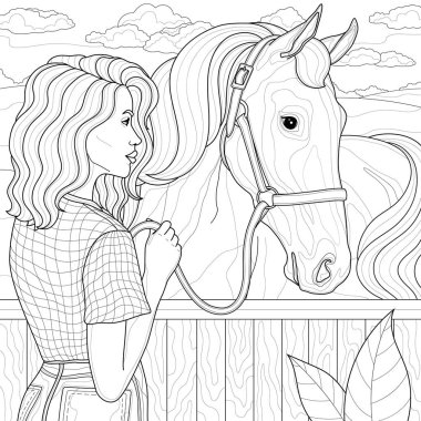 60 Animal Coloring Pages Horse  Latest Free