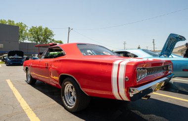 Columbus Anma Günü Şövalyeleri Hafta Sonu Klasik Araba ve Bisiklet Şovu, Clinton Township, Michigan, 05-30-2021