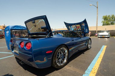 Columbus Anma Günü Şövalyeleri Hafta Sonu Klasik Araba ve Bisiklet Şovu, Clinton Township, Michigan, 05-30-2021