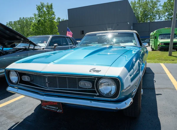 Knights Columbus Memorial Day Weekend Classic Car Bike Show Clinton — 스톡 사진