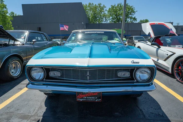 Knights Columbus Memorial Day Weekend Classic Car Bike Show Clinton — 스톡 사진