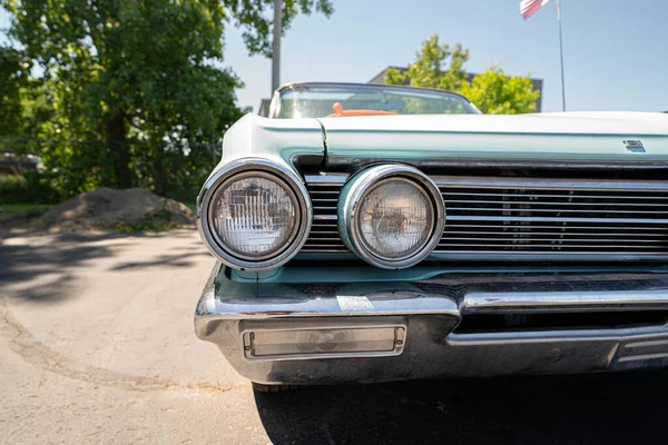 Knights Columbus Memorial Day Weekend Classic Car Bike Show Clinton — Zdjęcie stockowe