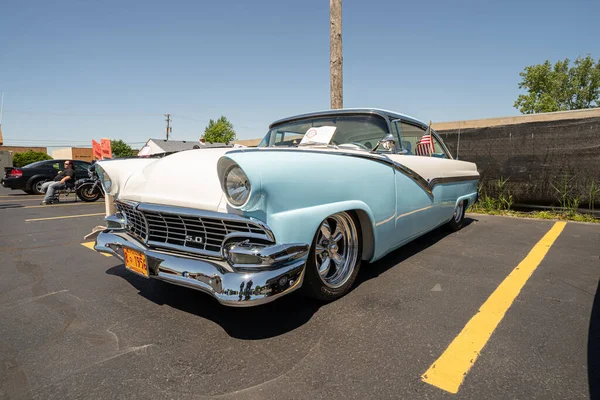 Ridders Van Columbus Memorial Day Weekend Klassieke Auto Bike Show — Stockfoto