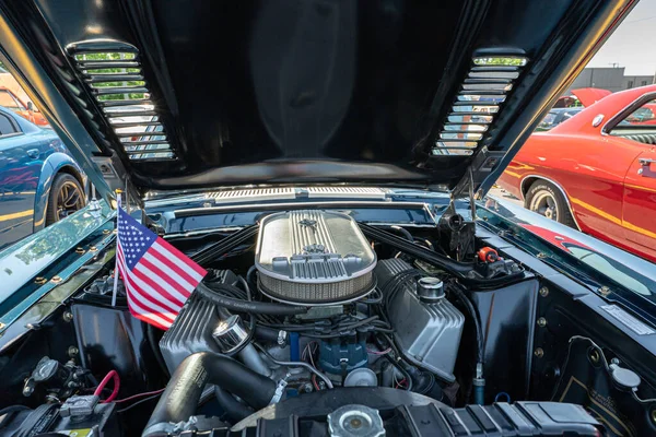 Ridders Van Columbus Memorial Day Weekend Klassieke Auto Bike Show — Stockfoto