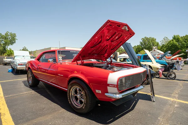 Knights Columbus Memorial Day Weekend Classic Car Bike Show Clinton — Stock Photo, Image