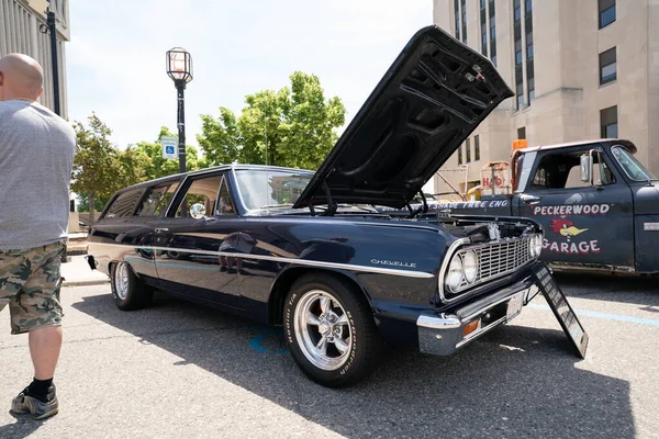 2021 Clemens Hot Rod City Car Show Cruise Clemens Michigan — Stock fotografie