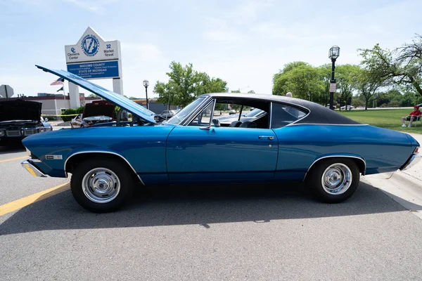 2021 Clemens Hot Rod City Car Show Cruise Clemens Michigan — Stock Photo, Image