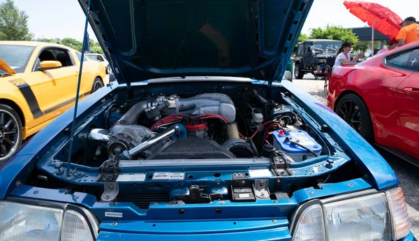 2021 Clemens Hot Rod City Car Show Cruise Clemens Michigan — Stock Photo, Image