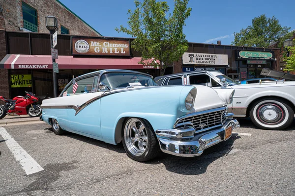 2021 Clemens Hot Rod City Car Show Crociera Clemens Michigan — Foto Stock